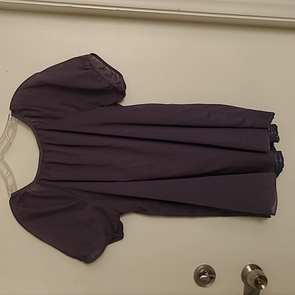 EMROIDERED BLUE BLOUSE - Picture 6 of 7